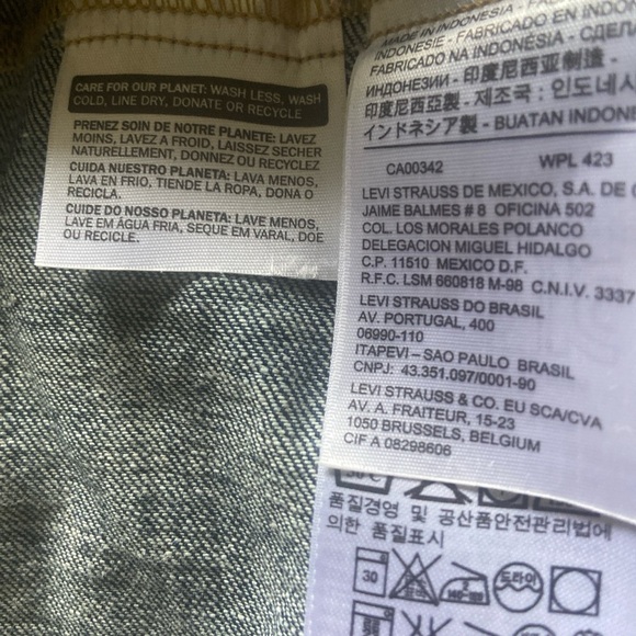 Levi's Blue Denim Jacket - Picture 4 of 5